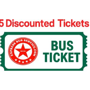 5 Discounted Tickets – Clifton/Passaic ⇄ New York