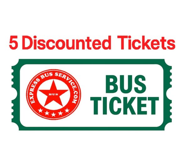 5 Discounted Tickets – Clifton/Passaic ⇄ New York